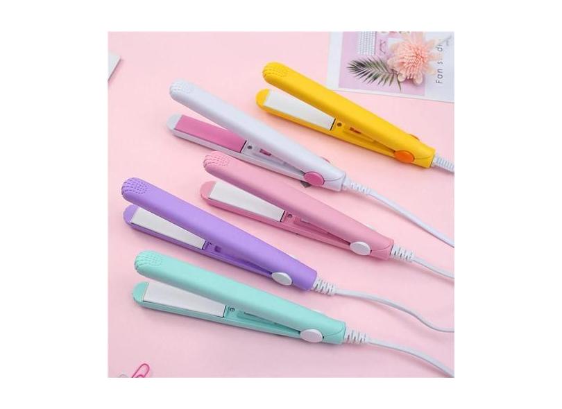 Mini Chapinha Prancha De Bolsa Portátil Cabelo Bivolt - Dropninja