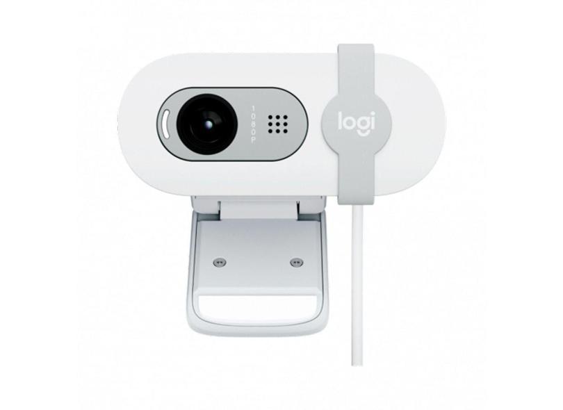 Webcam Logitech Brio 100 Full HD Branco - 960-001615