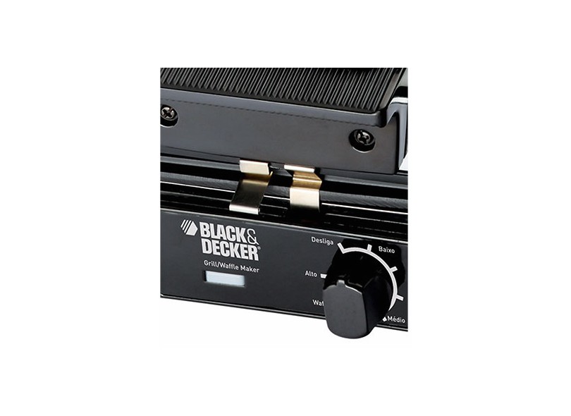 Grill Black&Decker G48 Reversível Quadriculada Lisa Antiaderente