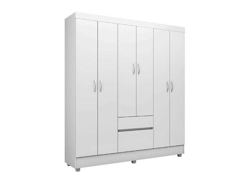 Guarda-Roupas Casal 6 Portas 2 Gavetas Flash II Demóbile