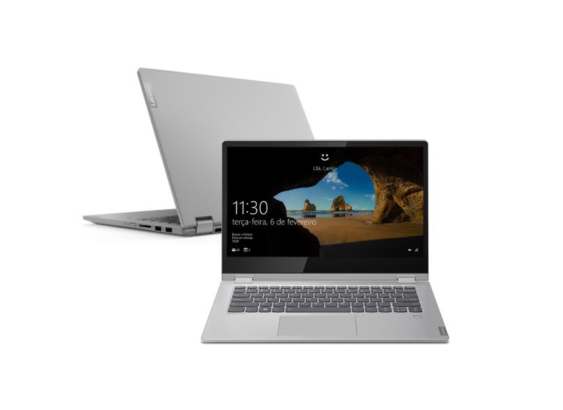 Notebook Conversível Lenovo IdeaPad C340 Intel Core i5 8265U 8ª Geração 8 GB de RAM 128.0 GB 14 " Touchscreen Windows 10 IdeaPad C340
