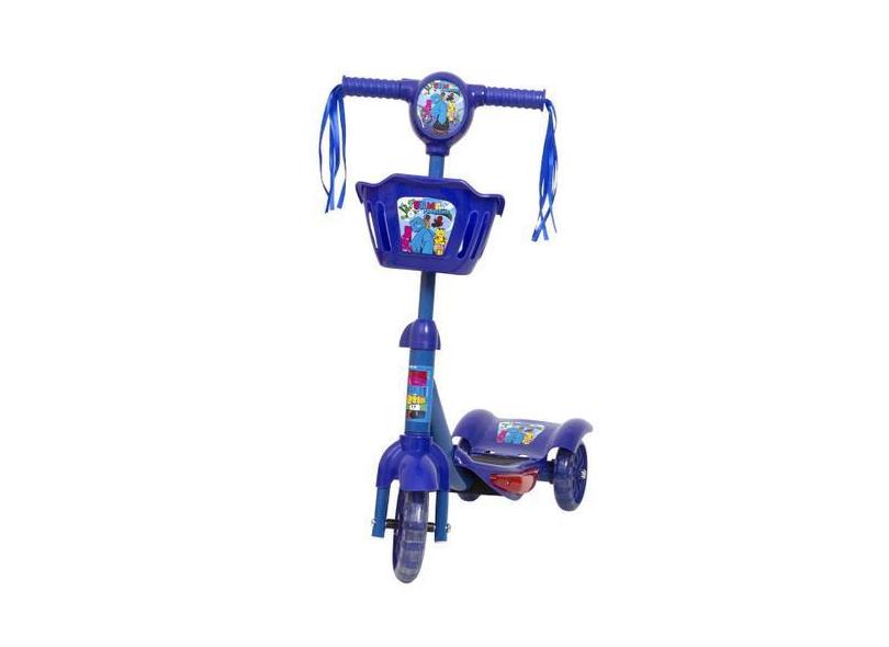 Patinete Infantil 3 Rodas Turma Do Problems Cestinha Radical - Toys 2U