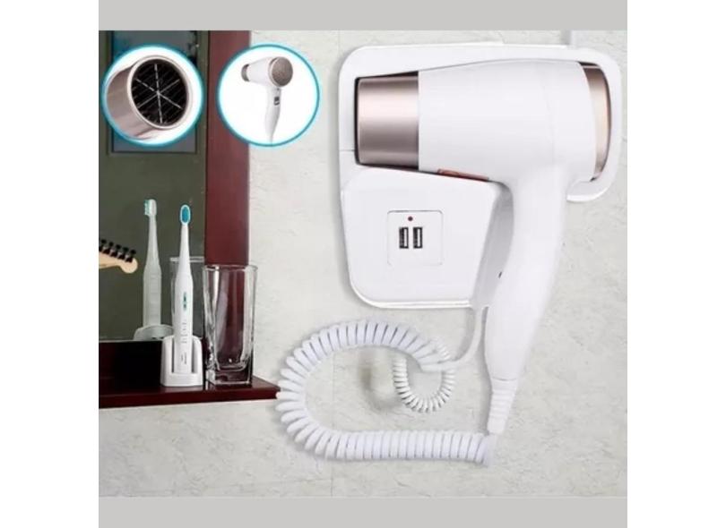 Compacto Secador de Cabelo Portátil 220v Para Turismo Para Hotel