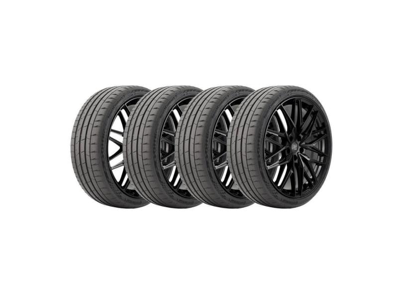 Kit 4 Pneus Continental Aro 22 285/30R22 SportContact 7 AO 101Y XL Contisilent
