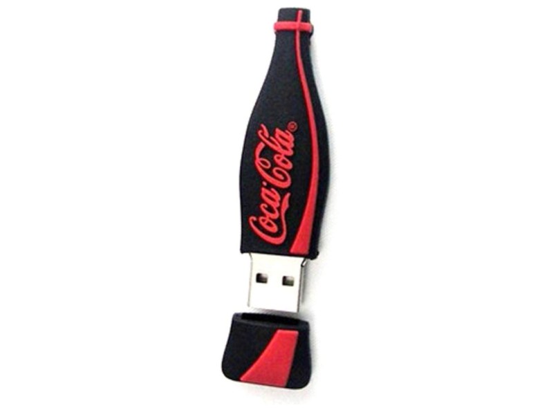 Pen Drive Importado 8 GB USB 2.0 Coca Cola Garrafa