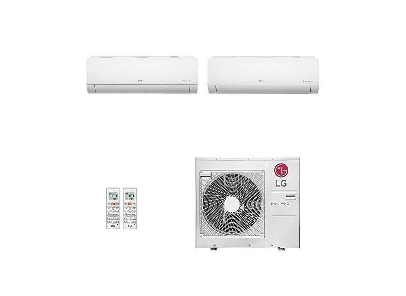 Ar-Condicionado Multi Split Inverter LG 36.000 BTUs (2x Evap HW 24.000) Quente/Frio 220V