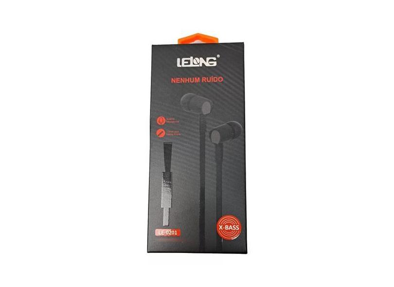 Fone Lelong Com Fio P2 De Ouvido LE-0201