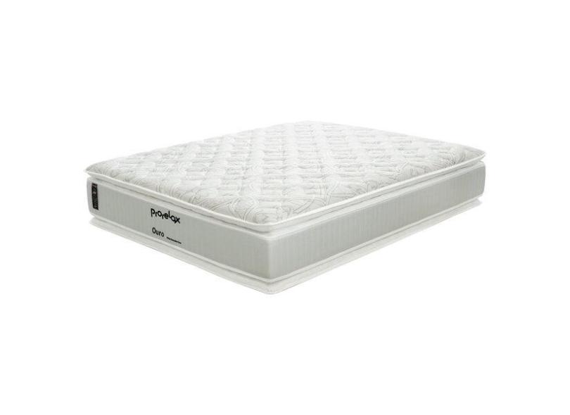 Colch o Queen Size 158x198x32 Ouro Prorelax Molas Ensacadas P com o ...