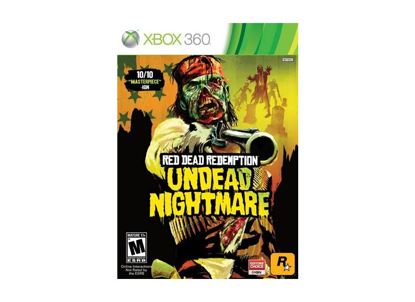Jogo Red Dead Redemption Undead Nightmare Rockstar Xbox 360