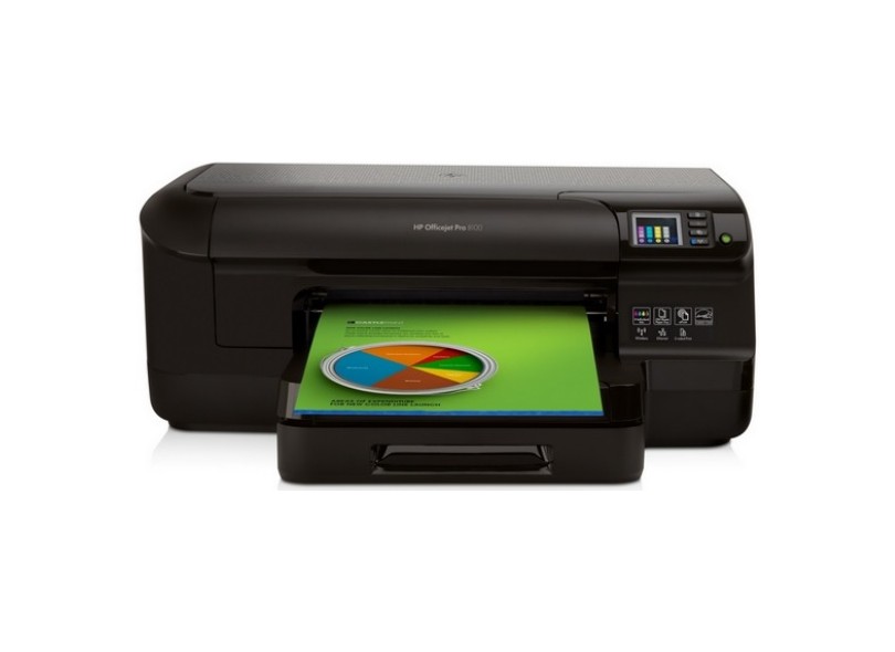 Impressora HP Officejet Pro 8100DWN Jato de Tinta Colorida Sem Fio