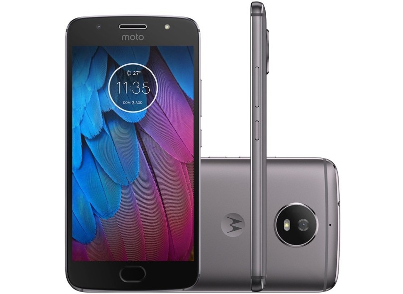 Smartphone Motorola Moto G G5S 32GB XT1792 16,0 MP 2 Chips Android 7.1 (Nougat) 3G 4G Wi-Fi