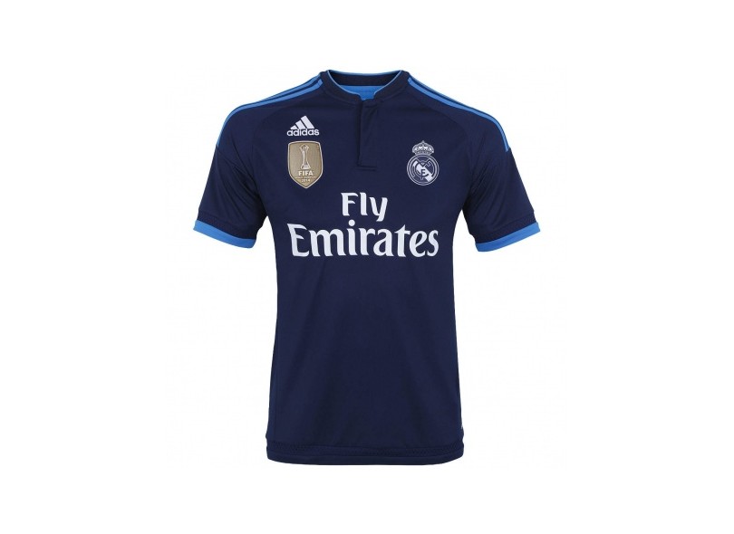 Camisa Torcedor infantil Real Madrid III 2015/16 sem Número Adidas
