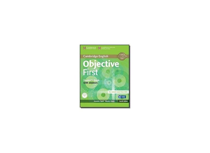 Objective First Sb With Answers With Cd-Rom - 4Thd - Cambridge University - 9781107628304
