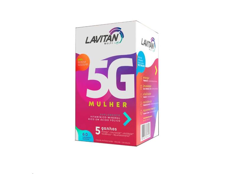 Suplemento Vitamínico Lavitan Multi 5g Mulher com 60 comprimidos 60 Comprimidos Revestidos