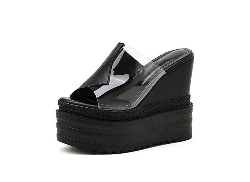 Mule/Sandália Anabela com Cadarço Off White, R$223,00 | Odete Lis -  Numeração Grande