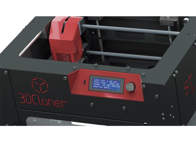 Impressora 3D 3D Cloner ST G3 Jato Plástico (PJP) Colorida