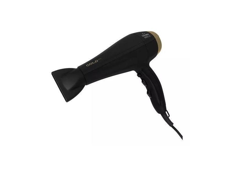 Secador De Cabelo Gama Gold Com Óleo Essencial De Argan 220v