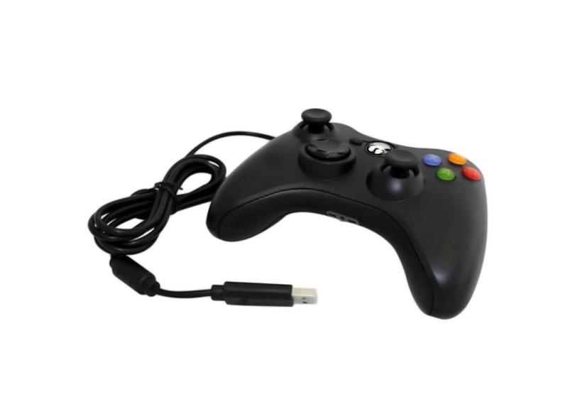 Controle Joystick Xbox 360 C/ Fio em Promoção é no Bondfaro