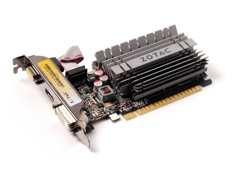 Placa de Video NVIDIA GeForce T 730 2 GB DDR3 64 Bits Zotac ZT-71113-20L