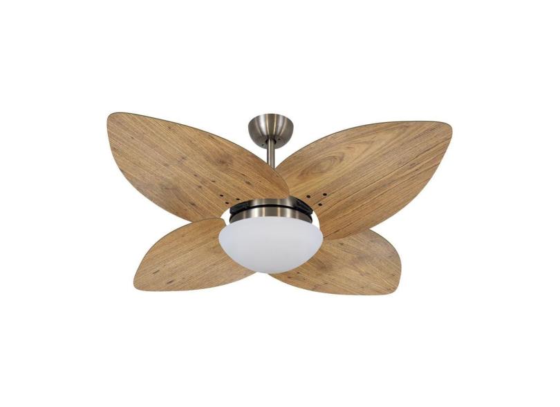 Ventilador de Teto Dormamu Bronze 4 Pás Rádica Freijó 127V