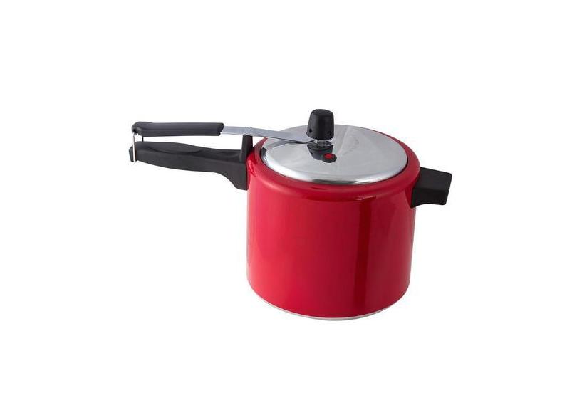 Panela De Pressão 4,5 Litros Vermelho - Aluminio Nacional