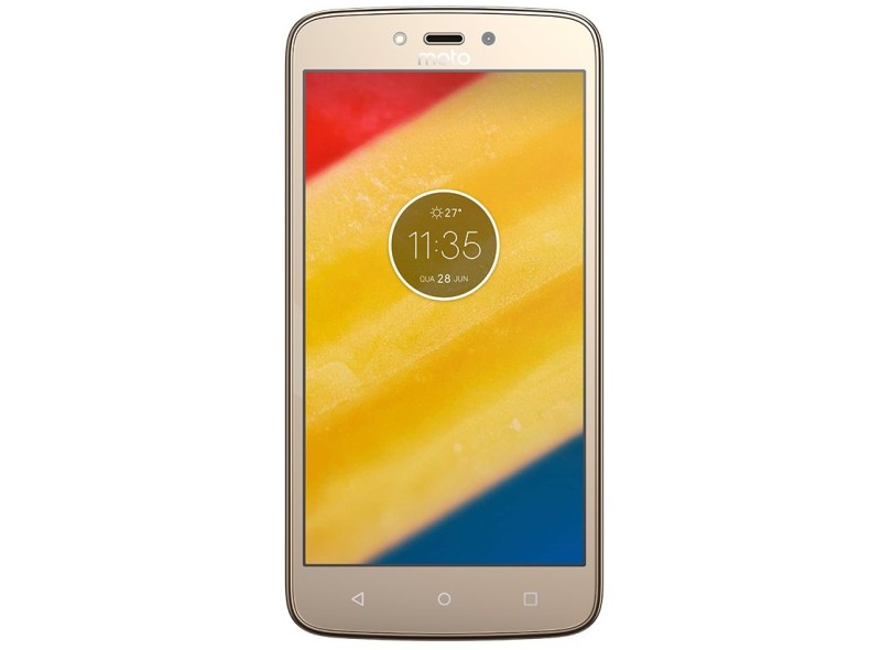 Smartphone Motorola Moto C C Plus 16GB XT1726 8.0 MP 2 Chips Android 7.0 (Nougat) 3G 4G Wi-Fi