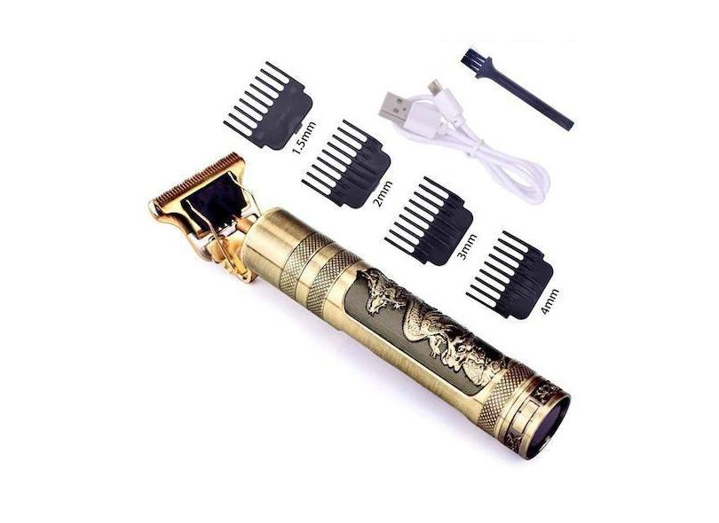 Barbeador T9 Vintage Acabamento Cabelo Barba - Hiena