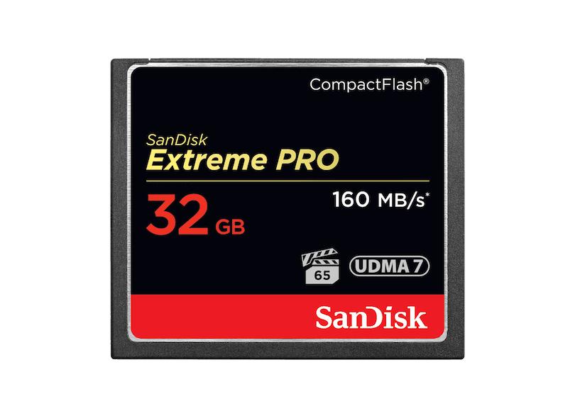 Cartão de Memória Compact Flash SanDisk Extreme Pro 32 GB SDCFXPS-032G