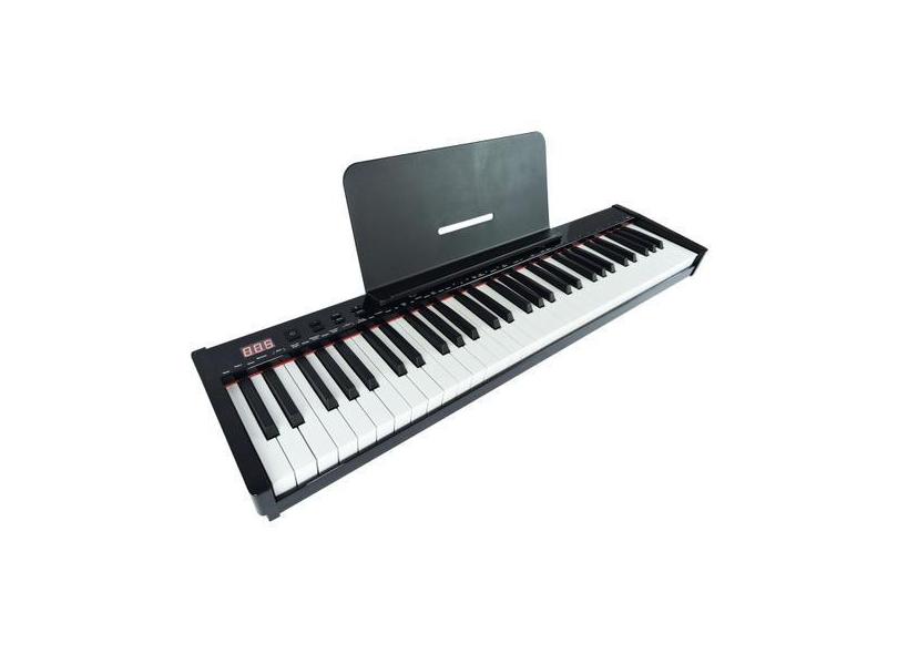 Piano Eletrônico 61 Teclas Arranjador Konix - Ph61-S Midi E Bateria Re