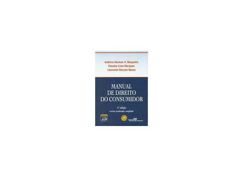 Manual De Direito Do Consumidor - Antonio Herman De Vasconcellos Benjamin - 9788520342862
