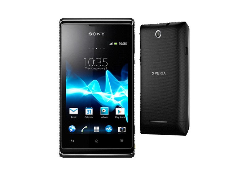 Smartphone Sony Xperia E Dual Câmera 3,2 Megapixels Desbloqueado 2 Chips 4 GB Android 4.0 (Ice Cream Sandwich) Wi-Fi