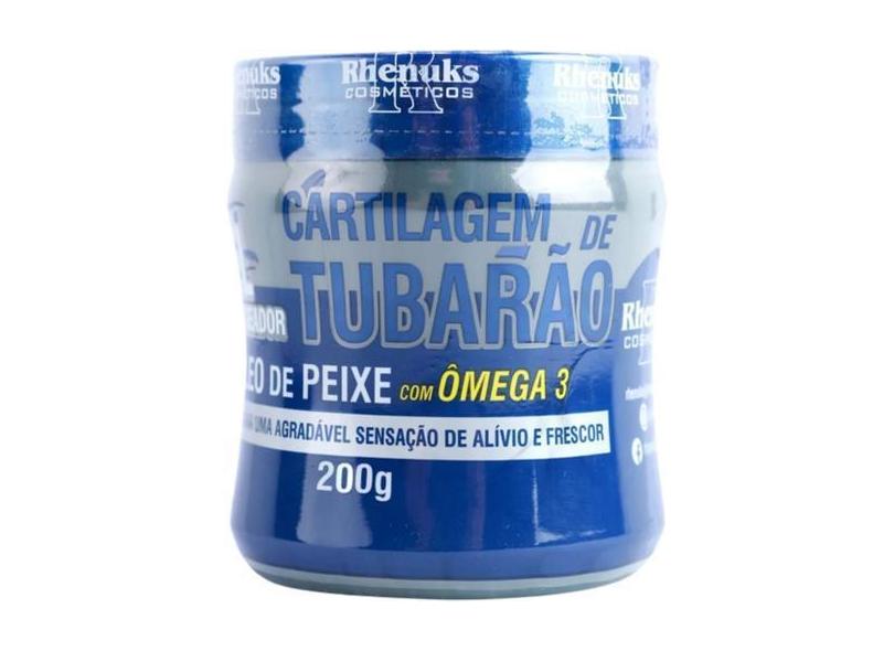 Gel Massageador Cartilagem De Tubarão Óleo De Peixe Ômega 3 - Rhenuks