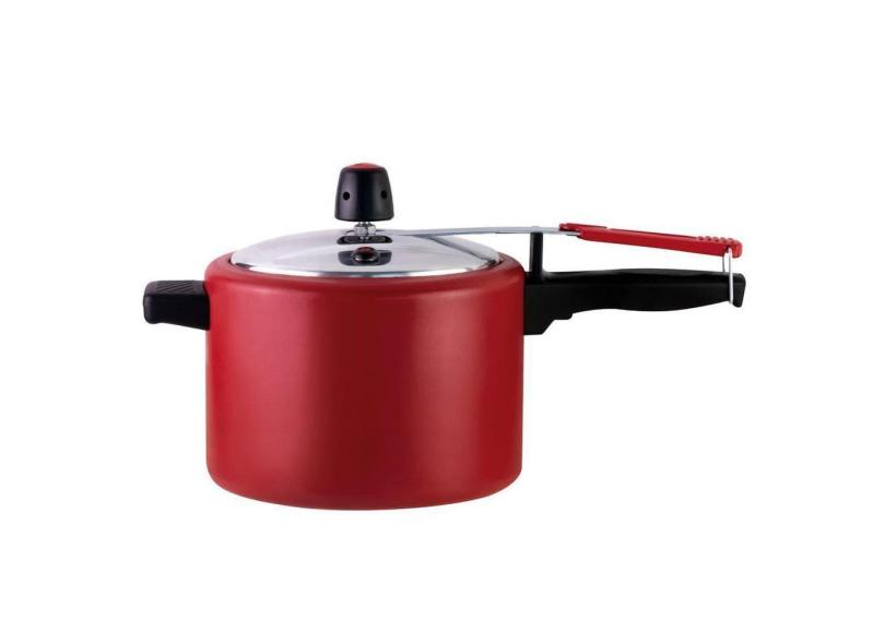 Panela de Pressão Turbo Quality Vermelha 4,5L Alumínio