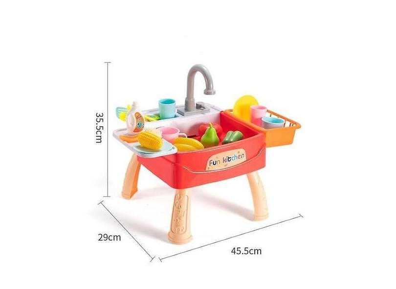 Máquina De Lavar Louça De Brinquedo Wokex Electric Com Sistema De Circ