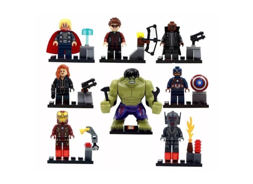 TODOS OS BLOCOS VERMELHOS X2, X4, X6, X8 E x10 NO LEGO MARVEL AVENGERS 