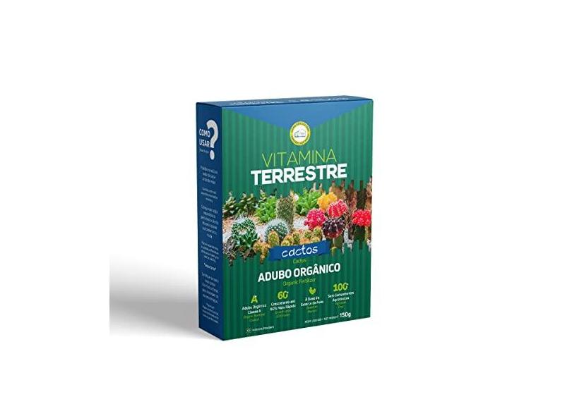 Adubo Orgânico Para Cactos 150g - Vitamina Terrestre