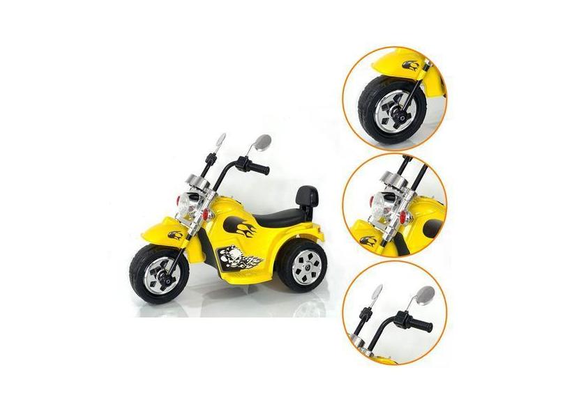 Mini Moto Elétrica 6V Infantil Com Música E Farol Zippy Toys