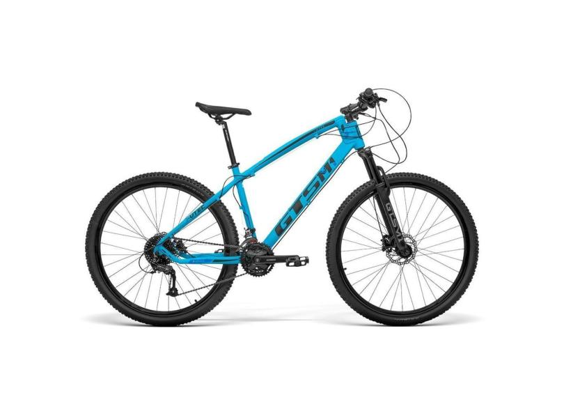 Bicicleta GTS Aro 29 Freio Hidráulico Câmbio Shimano Altus 27 Marchas e Amortecedor trava no Guidão-Unissex