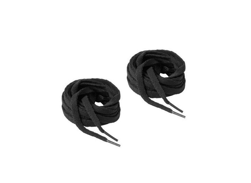 Kit 2 Pares Cadarço Preto Achatado 120cm Para Tênis E Sapatos  - Vidat