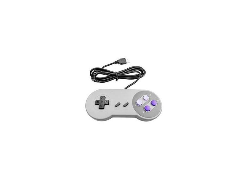 Controle Super Nintendo Snes Joystick Usb Jogos Emulador Pc