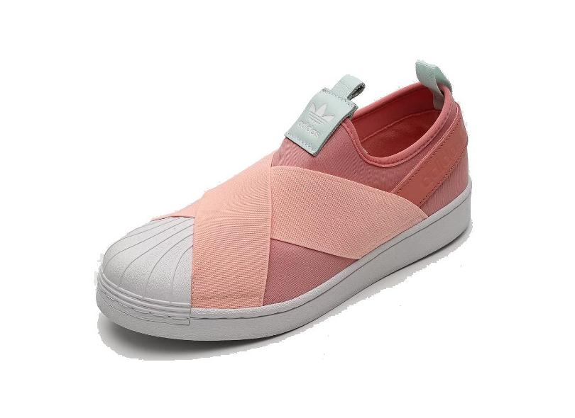 Tenis adidas feminino store slip on superstar