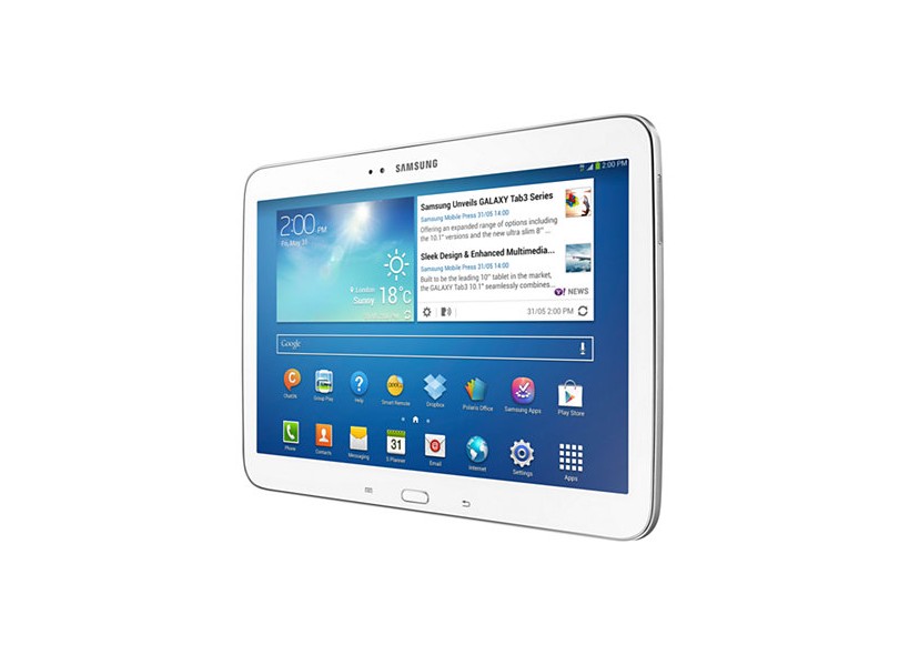 Tablet Samsung Galaxy Tab 3 16 GB 10.1" 3G Wi-Fi Android 4.2 (Jelly Bean Plus) 3 MP GT-P5200
