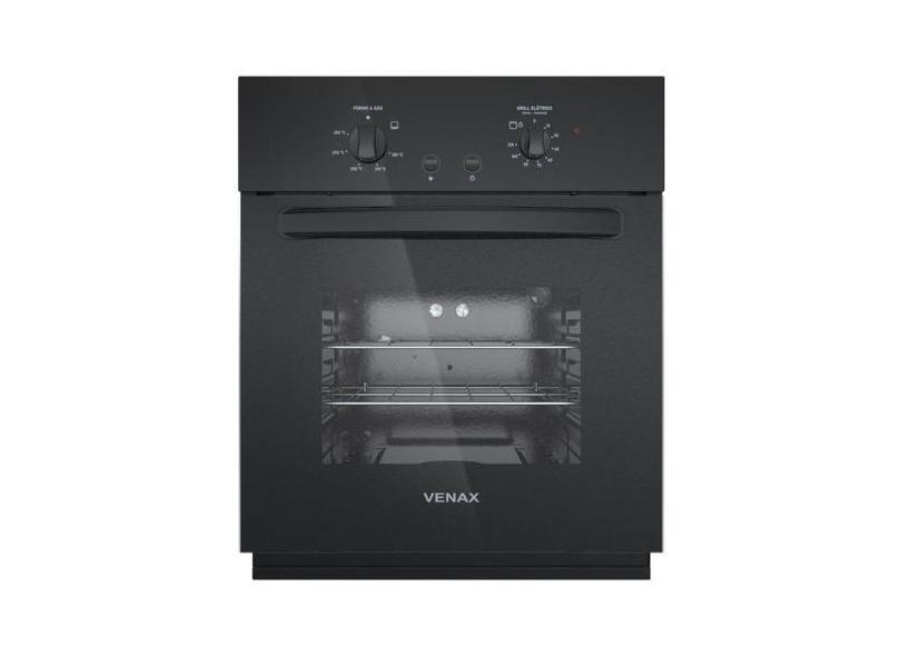 Forno De Embutir À Gás Venax 50l Totale Nero Giii Preto 127v Totale Nero GIII 50L