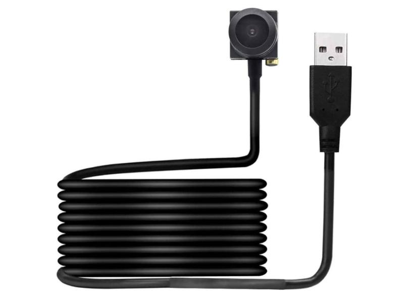 Webcam Mini HD 1080P com microfone 110° Lente grande angular de 2,8 mm Compatível com PC Video Conferencing/Calling/Gaming Laptop/YouTube