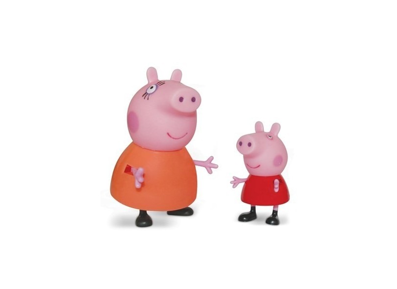 Boneca Peppa e Mamãe Pig Estrela