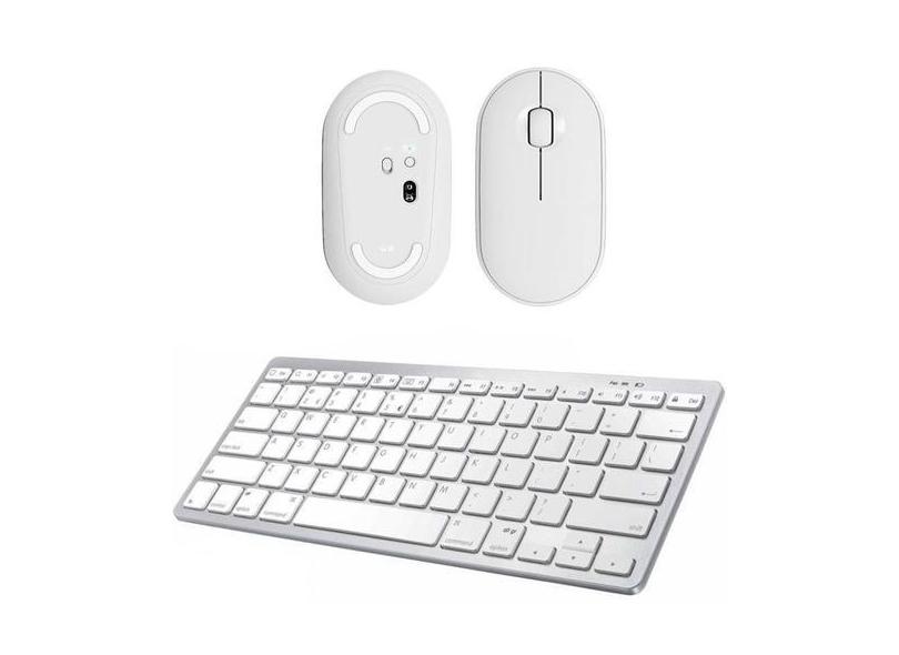 Teclado, Mouse Bluetooth Branco para Notebook Dell - BD Net Collection