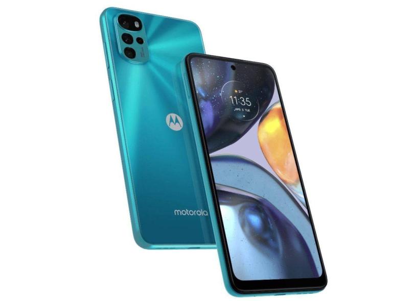 Usado: Motorola Moto G22 128GB Azul Muito Bom - Trocafone