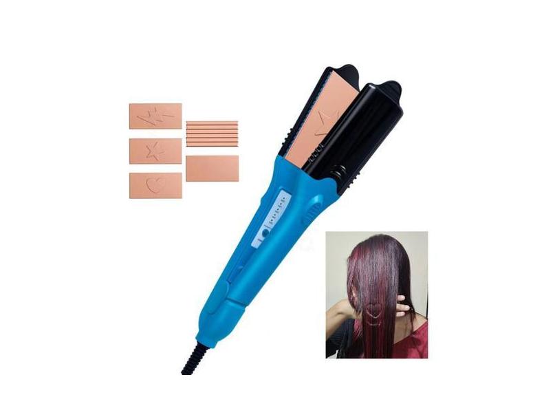 Prancha Alisadora Impressao 3D Ceramica Penteado Desenho Cabelo Divert