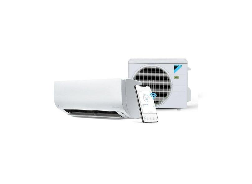 Ar Condicionado Split Daikin Hi Wall Ecoswing Gold R-32 Inverter 12.000 BTUs Frio Branco Gelo Monofásico FTKP12S5VL/RKP12S5VL - 220V