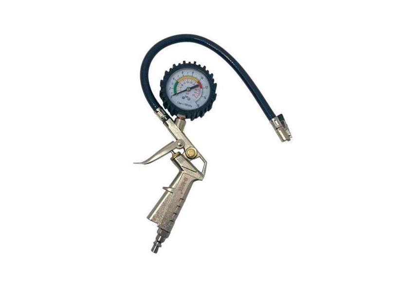 Calibrador Bomba de Encher Pneus Manual 220PSI - B-MAX